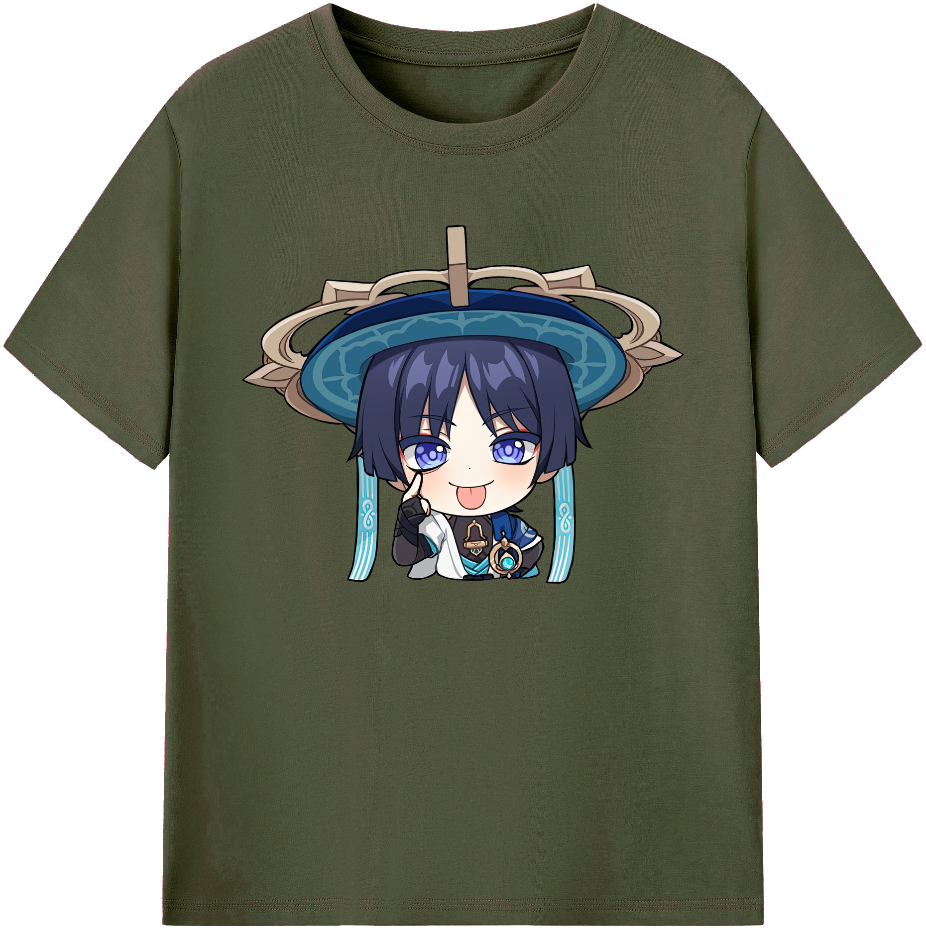 げんし神 さんペい genshin Sanpei 綿100％ メンズ半袖Tシャツ｜肌触りやわらか＆通気性